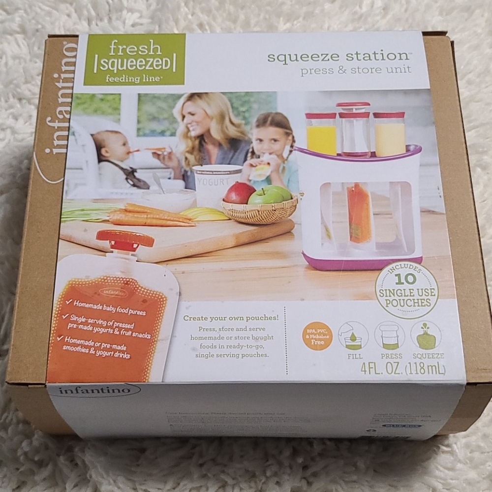 Infantino Fresh Squeeze Station and Storage Unit,